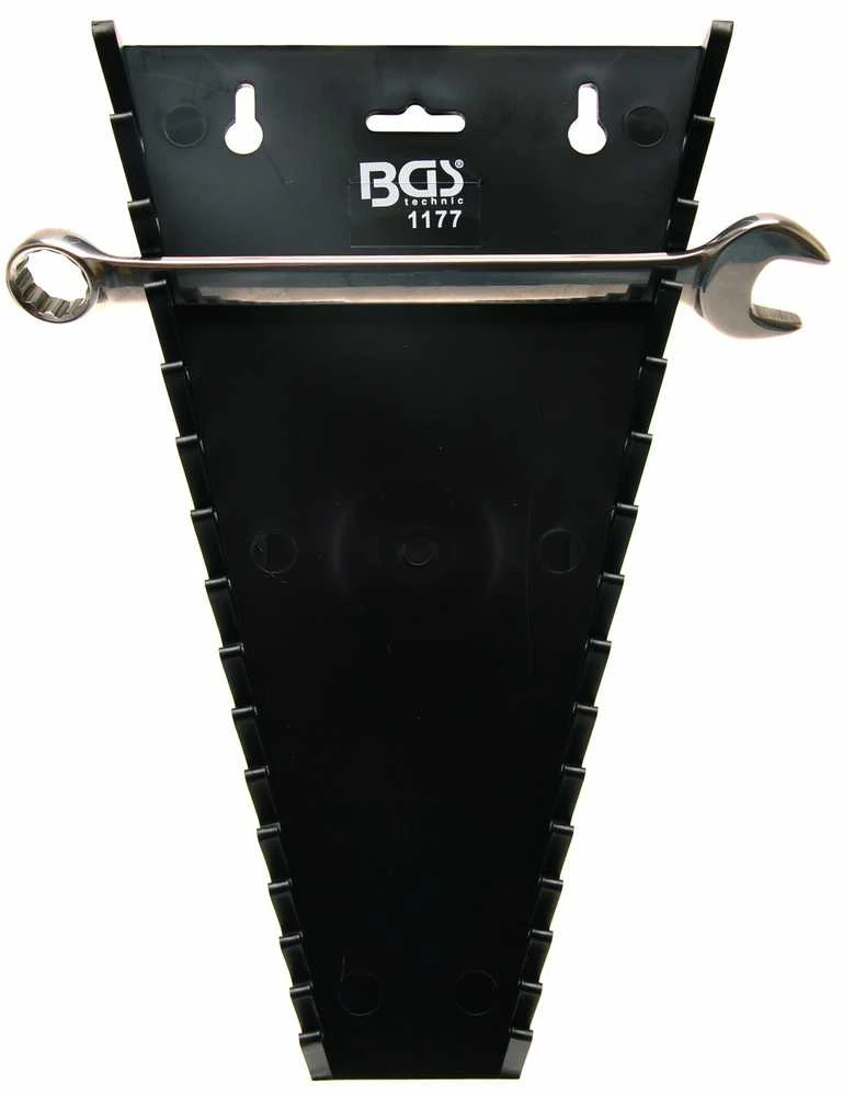 Bgs Technic Kombinuotų raktų laikiklis – sieninis plastikinis – 15 auselių (1177)