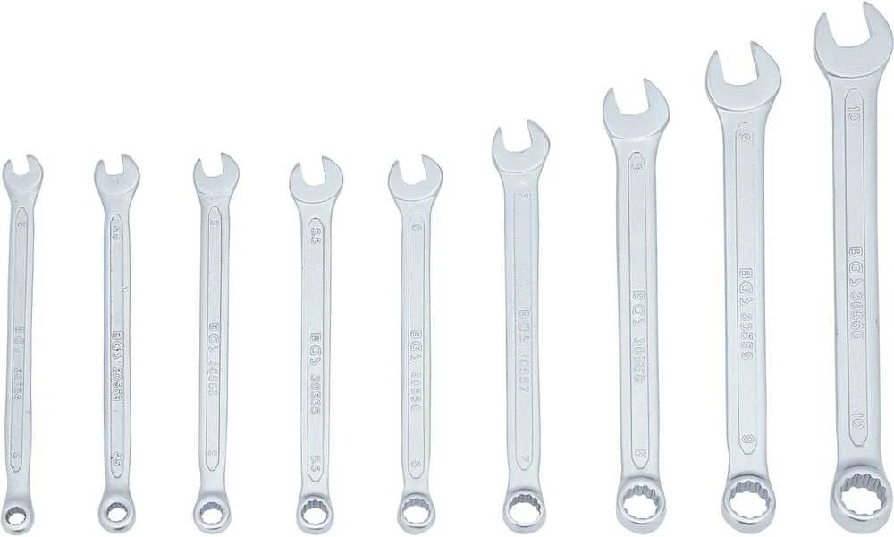 Bgs Technic Kombinuotų raktų rinkinys | 4 - 10 mm | 9 vnt. (30551)