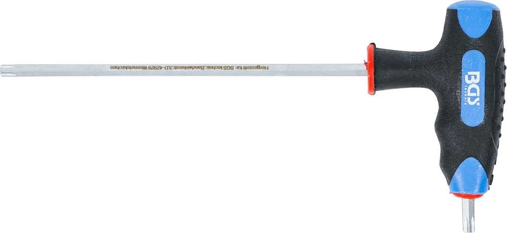 Bgs Technic L tipo atsuktuvas su rankena | T-Star (Torx) T30 (4010-15)
