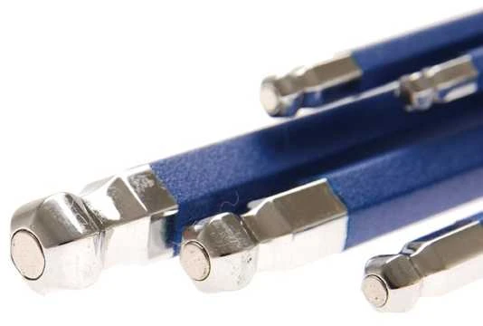 Bgs Technic L tipo raktų rinkinys | ilgiausias tipas | hex šešiakampis / hex šešiakampis šarnyrinis / magnetinis 1,5 - 10 mm | 9 vnt. (35100)