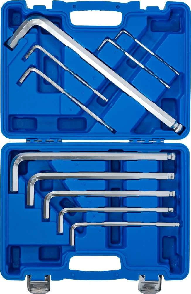 Bgs Technic L tipo raktų rinkinys | Maxi | šešiakampis Hex 3 - 17 mm | 10 vnt. (795)