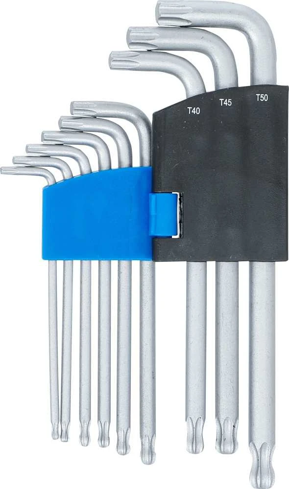 Bgs Technic L tipo raktų rinkinys | šarnyriniai | T-Star (Torx) T10 - T50 | 9 vnt. (818)
