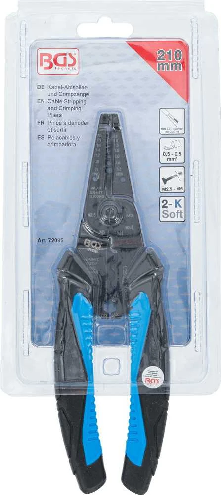 Bgs Technic Laidų valymo ir presavimo replės | 210 mm (72095)