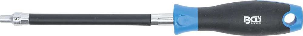 Bgs Technic Lanksti rankena su galvute | E tipas E 5 | Spyruoklės ilgis 150 mm (70021)
