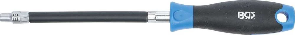 Bgs Technic Lanksti rankena su galvute | E tipas E 6 | Spyruoklės ilgis 150 mm (70022)