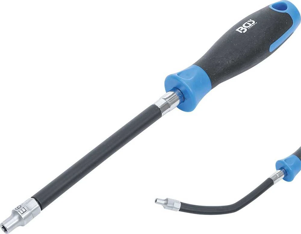 Bgs Technic Lanksti rankena su galvute | E tipas E 6 | Spyruoklės ilgis 150 mm (70022)