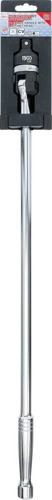 Bgs Technic Lanksti rankena su reversine terkšle | išorinis kvadratas 12,5 mm (1/2") | 620 mm (228)