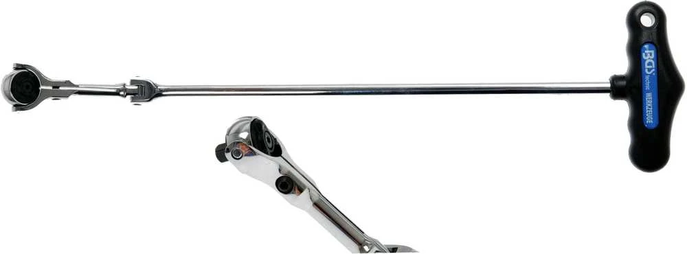 Bgs Technic Lanksti terkšlė su T-rankena | išorinis kvadratas 6,3 mm (1/4") (2126)