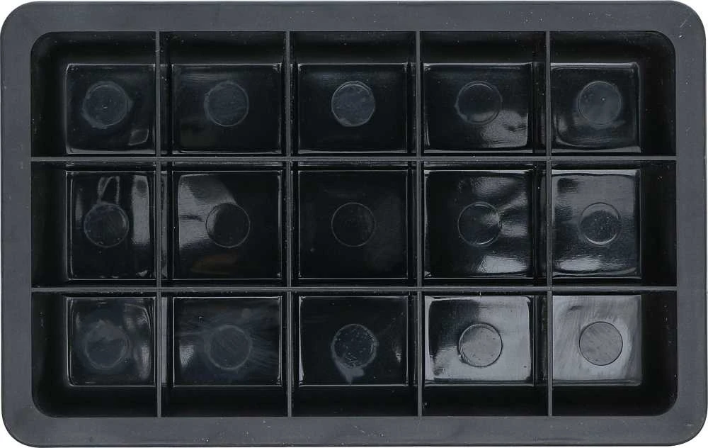 Bgs Technic Magnetinė dėžutė | 15 skyrių | 120 x 190 mm (67103)