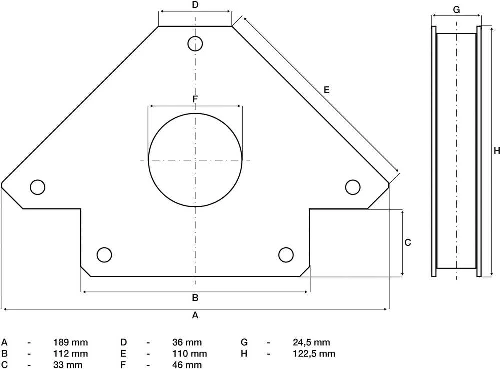 Bgs Technic Magnetinis laikiklis suvirinimo darbams | su skyle | 32 kg (3009)