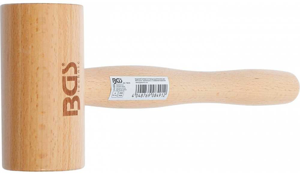Bgs Technic Medinis plaktukas | Ø 55 mm | 180 g (74519)