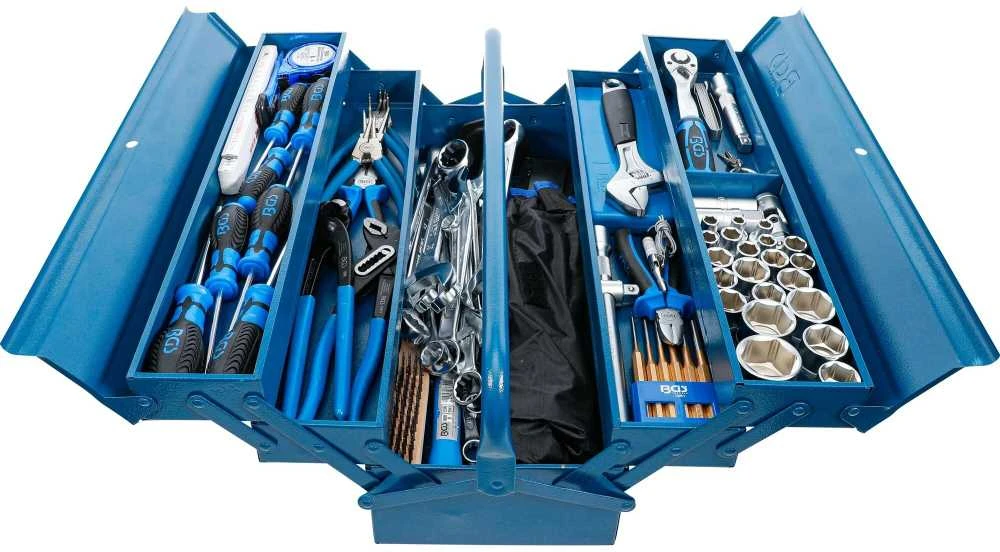 Bgs Technic Metalinė įrankių dėžė su įrankių asortimentu | 137 vnt. (3340)