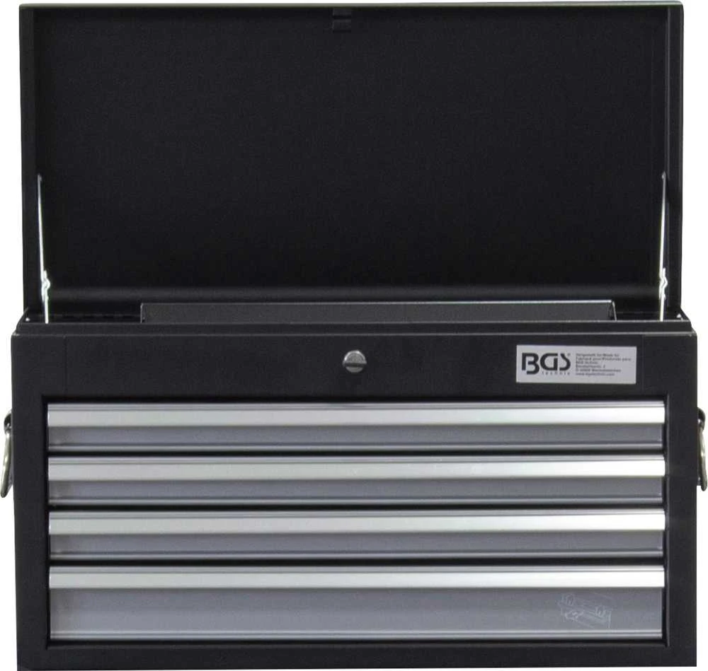 Bgs Technic Metalinė įrankių dėžė, tuščia | 4 stalčiai (4002)