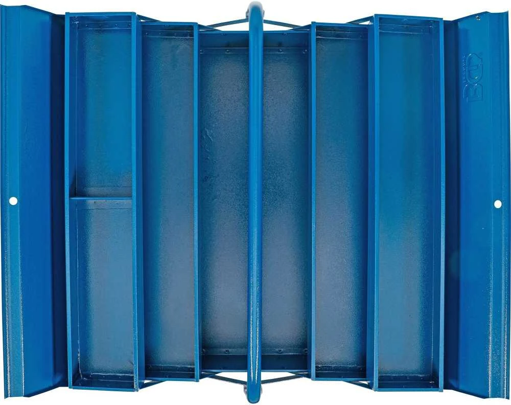Bgs Technic Metalinė įrankių dėžė | 530 × 200 × 200 mm | 5 skyriai (33002)