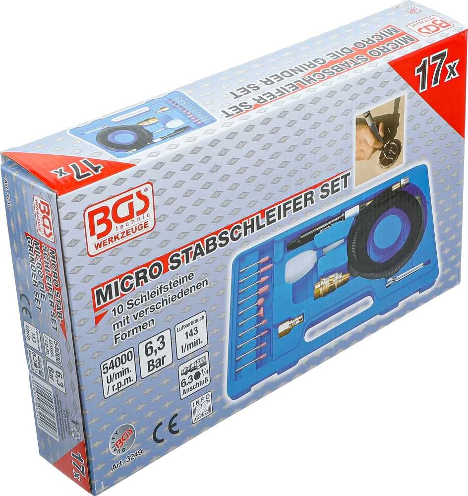 Bgs Technic Mikro šlifuoklis | 17 vnt. (3249)