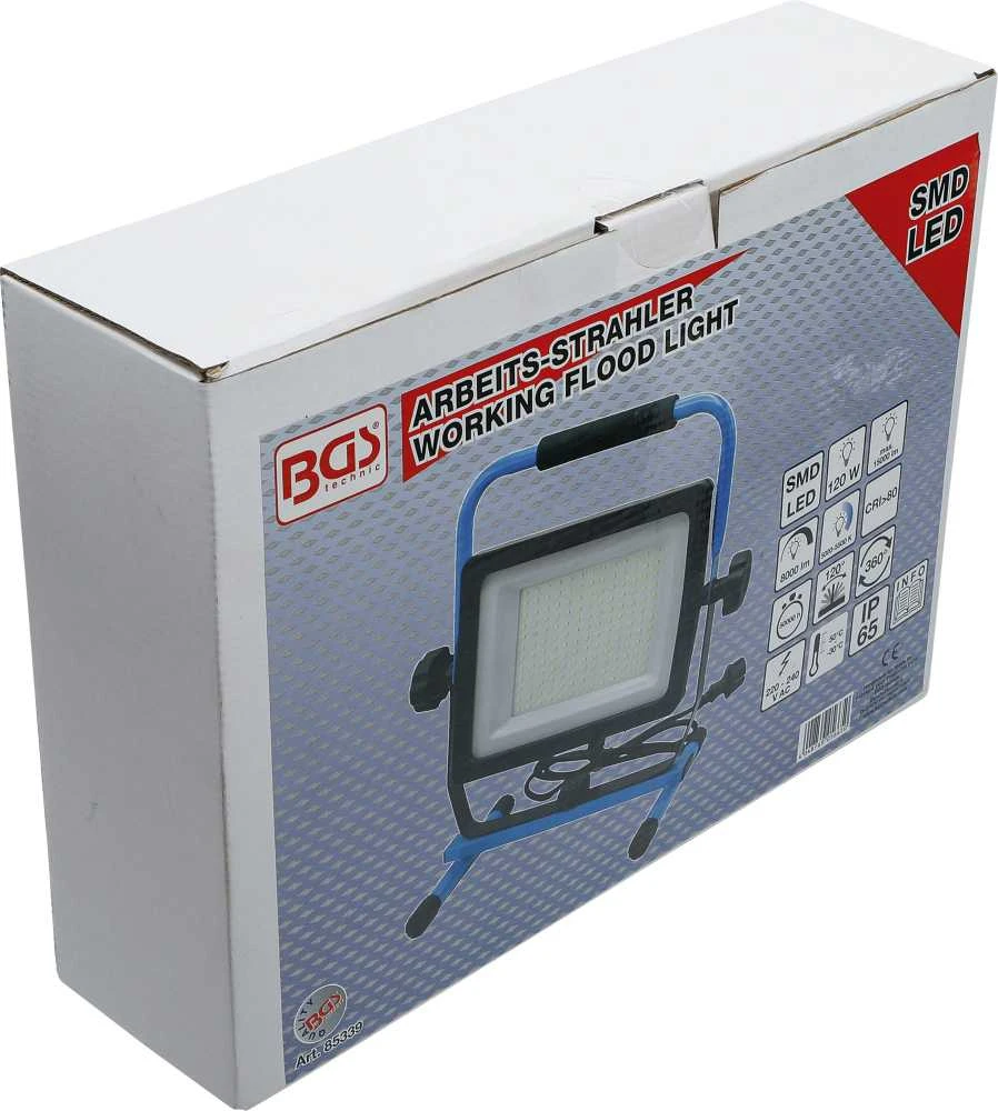 Bgs Technic Nešiojamas prožektorius | SMD LED 120 W | max.: 15000 lumen (85339)