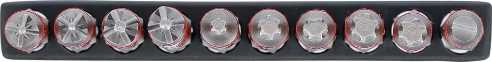 Bgs Technic Neslystantys magnetiniai sukimo antgaliai | PZ, T ir SL profiliai | 1/4" | 70 mm | 10 vnt. (4831)