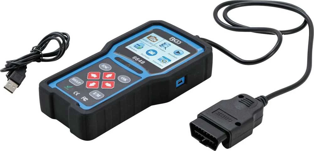 Bgs Technic OBD II (EOBD) gedimų kodo diagnostikos skaitytuvas (6648)