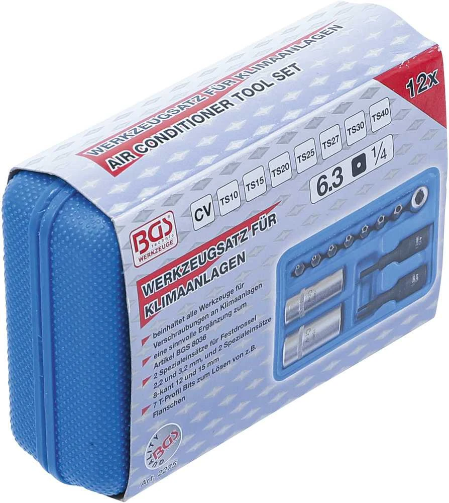 Bgs Technic Oro kondicionavimo įrankių rinkinys (2275)