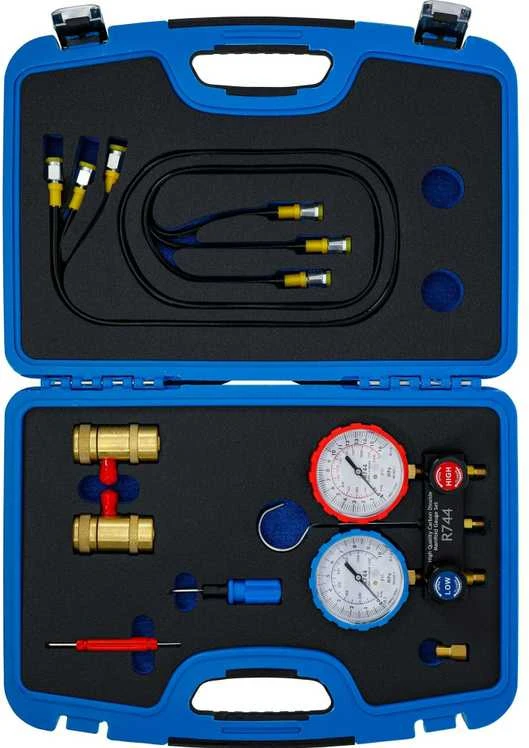 Bgs Technic Oro kondicionavimo slėgio matuoklis | R744 (74435)