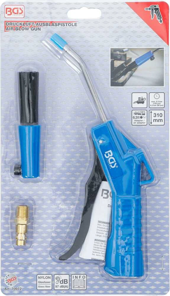 Bgs Technic Oro pūtimo pistoletas | su šepetėliu (70972)