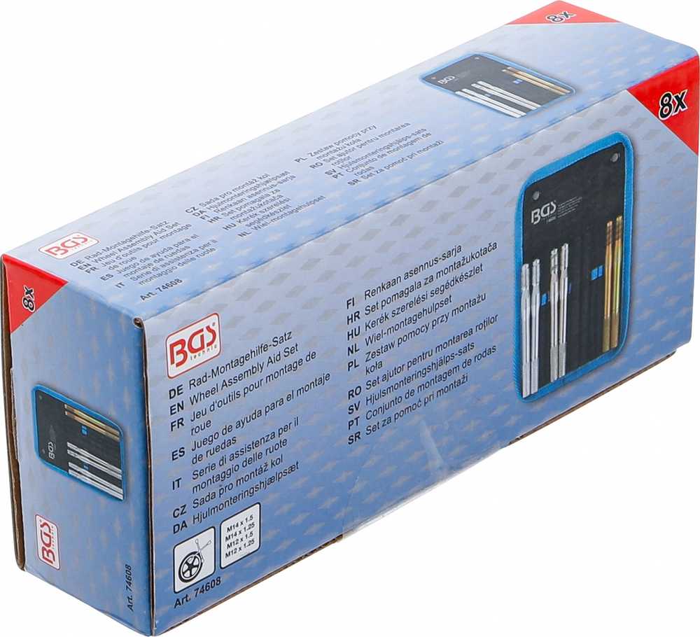 Bgs Technic Pagalbinis ratų surinkimo rinkinys | 8 vnt. (74608)