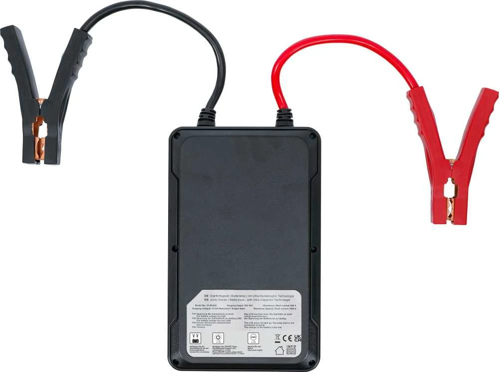 Bgs Technic Paleidėjas / užvedėjas | Be baterijų | Ultra-Capacitor Technologie | 12 V / 800 A / 1600 A (74242)