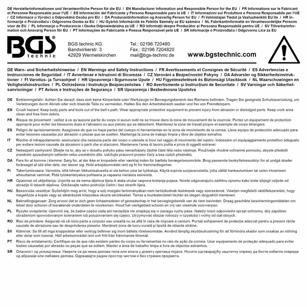 Bgs Technic Paskirstymo diržo įtempiklio įrankis | JTD Multijet dyzeliniams varikliams (74609)