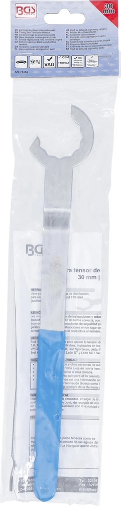 Bgs Technic Paskirstymo diržo įtempiklio raktas | VAG 1.0 / 1.2 / 1.4 TSI / TFSI | 30 mm | BGS (74354)