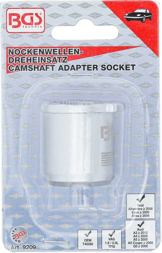 Bgs Technic Skirstomojo veleno adapterio galvutė | VAG 1,8 / 2,0 TFSI (9209)