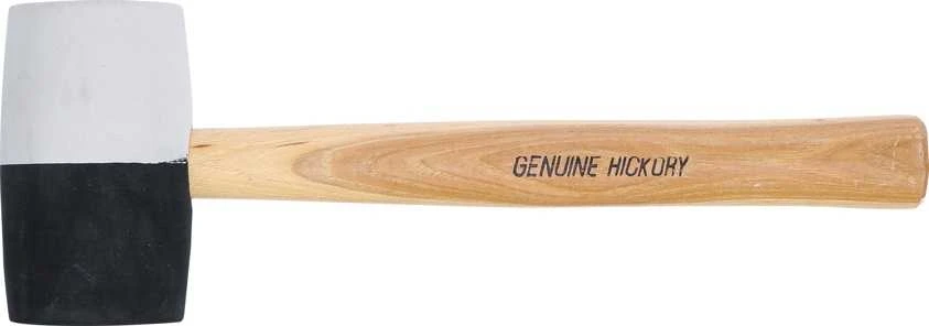 Bgs Technic Plaktukas guminis | Hickory rankena | juoda / balta galva Ø 63 mm, 840 g (1969)