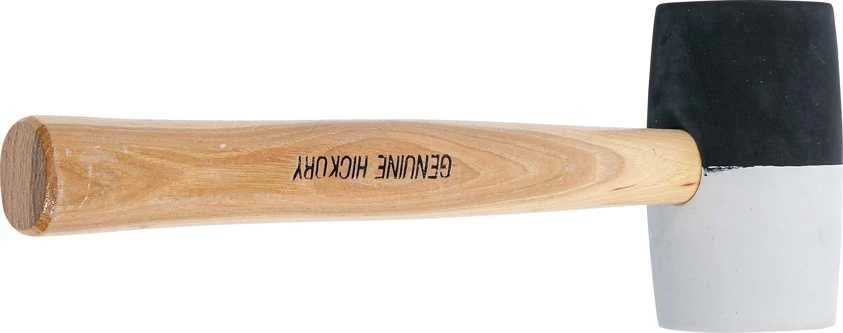 Bgs Technic Plaktukas guminis | Hickory rankena | juoda / balta galva Ø 63 mm, 840 g (1969)