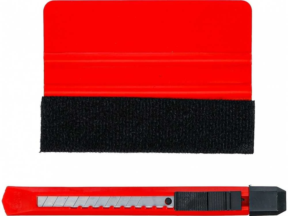 Bgs Technic Plastikinė mentelė | su veltinio kraštu | 2 vnt. (85215)