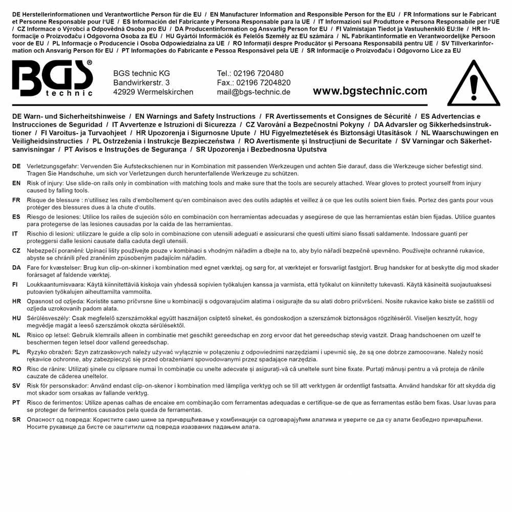 Bgs Technic Plastikinis galvučių laikiklis | magnetinis | 12,5 mm (1/2") | 19 vietų (74598)