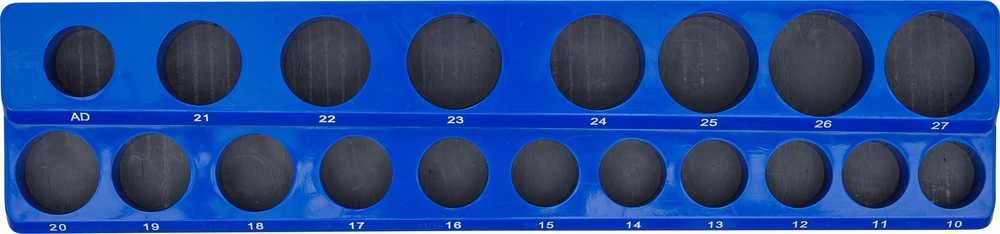 Bgs Technic Plastikinis galvučių laikiklis | magnetinis | 12,5 mm (1/2") | 19 vietų (74598)