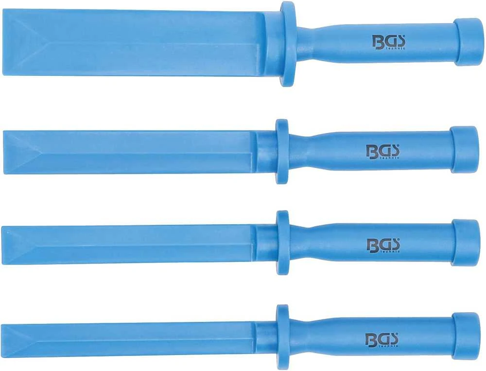 Bgs Technic Plastikinių gramdiklių komplektas | 19 - 22 - 25 - 38 mm plotis | 4 vnt. (366)