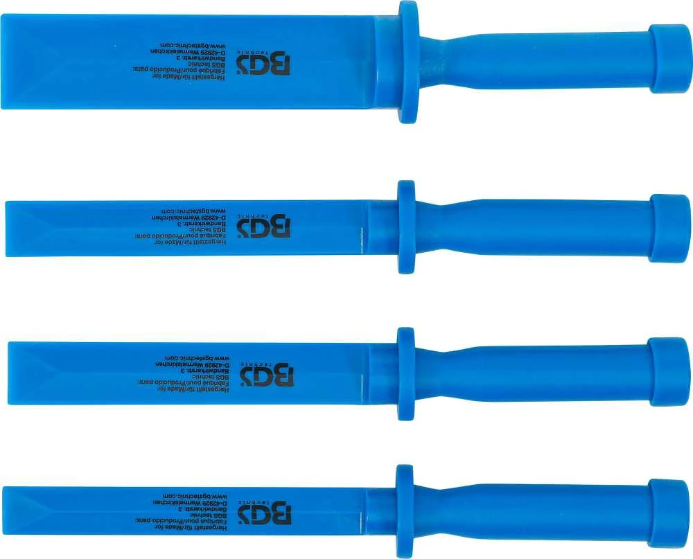 Bgs Technic Plastikinių gramdiklių komplektas | 19 - 22 - 25 - 38 mm plotis | 4 vnt. (366)