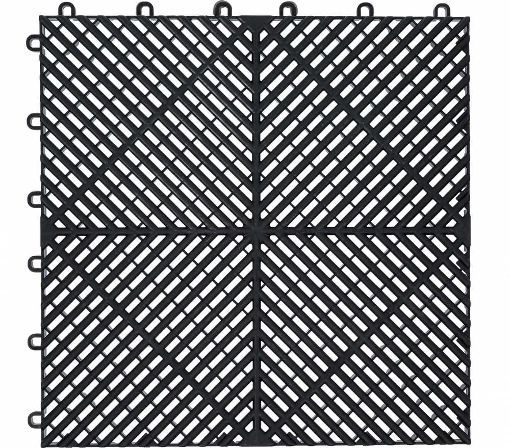 Bgs Technic Plastikinių grindų plytelių rinkinys | paspaudimo sistema | 400 x 400 x 18 mm | 10 vnt. (74546)