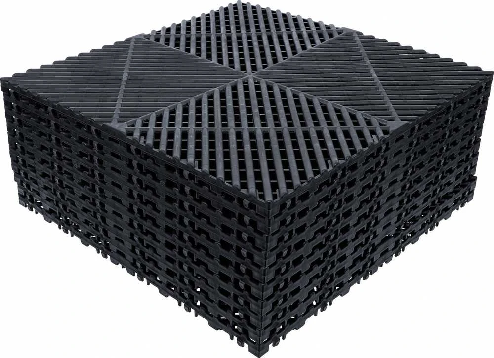 Bgs Technic Plastikinių grindų plytelių rinkinys | paspaudimo sistema | 400 x 400 x 18 mm | 10 vnt. (74546)