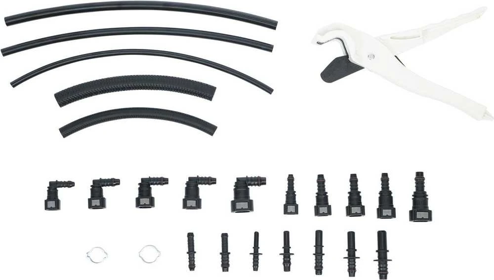Bgs Technic Plastikinių vamzdelių ir jungčių asortimentas | 95 vnt. (6776)