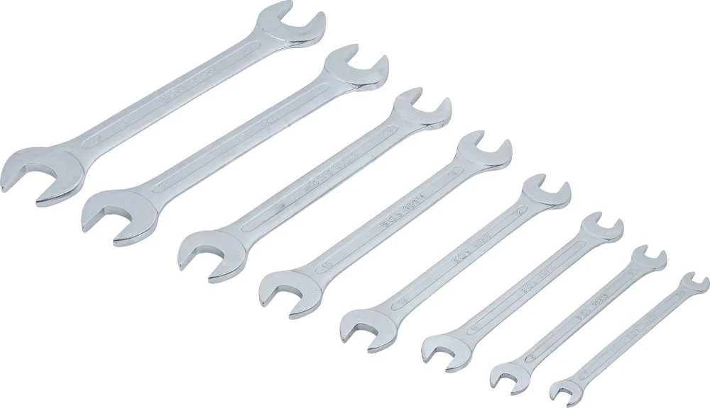 Bgs Technic Plokščių raktų rinkinys atviru galu | 6 - 22 mm | 8 vnt. (30600)