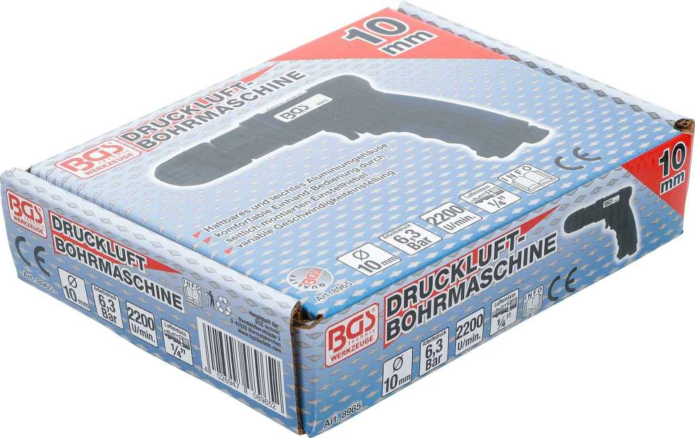 Bgs Technic Pneumatinis beraktis reversinis gręžtuvas | 10 mm (8965)