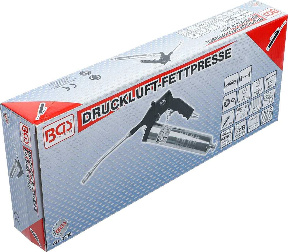Bgs Technic Pneumatinis pistoletas solidolui | 400 cm³ (3236)
