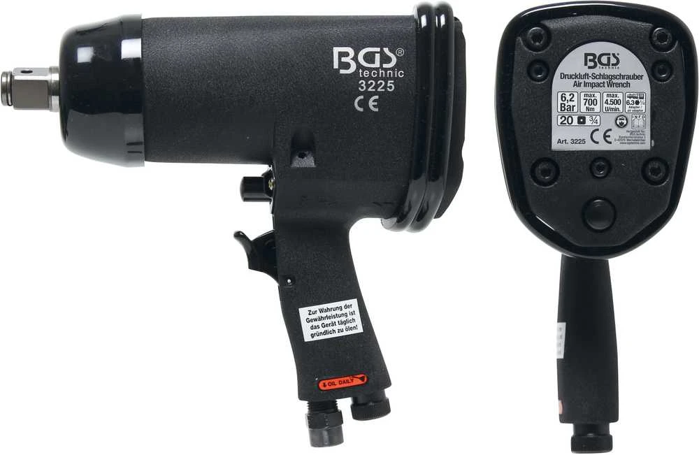 Bgs Technic Pneumatinis smūginis veržliasukis | 20 mm (3/4") | 700 Nm (3225)