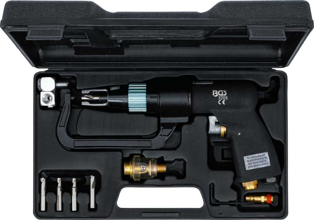 Bgs Technic Pneumatinis suvirinimo taškų nugrežėjas su rinkiniu (3205)