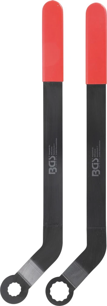 Bgs Technic Poli-V diržo įtempiklio raktų rinkinys | MINI EP3 / EP6 / N12 / N14 / N16 / N18 | 21 / 30 mm | BGS (6688)