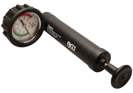 Bgs Technic Pompa su manometru radiatorių spaudimui 0 - 25 bar BGS 8027, 8098 (8027-1)