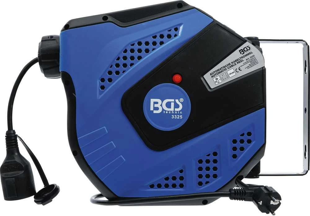Bgs Technic Automatinė kabelio ritė | 25 m | 3 × 1,5 mm² | 3000 W (3325)