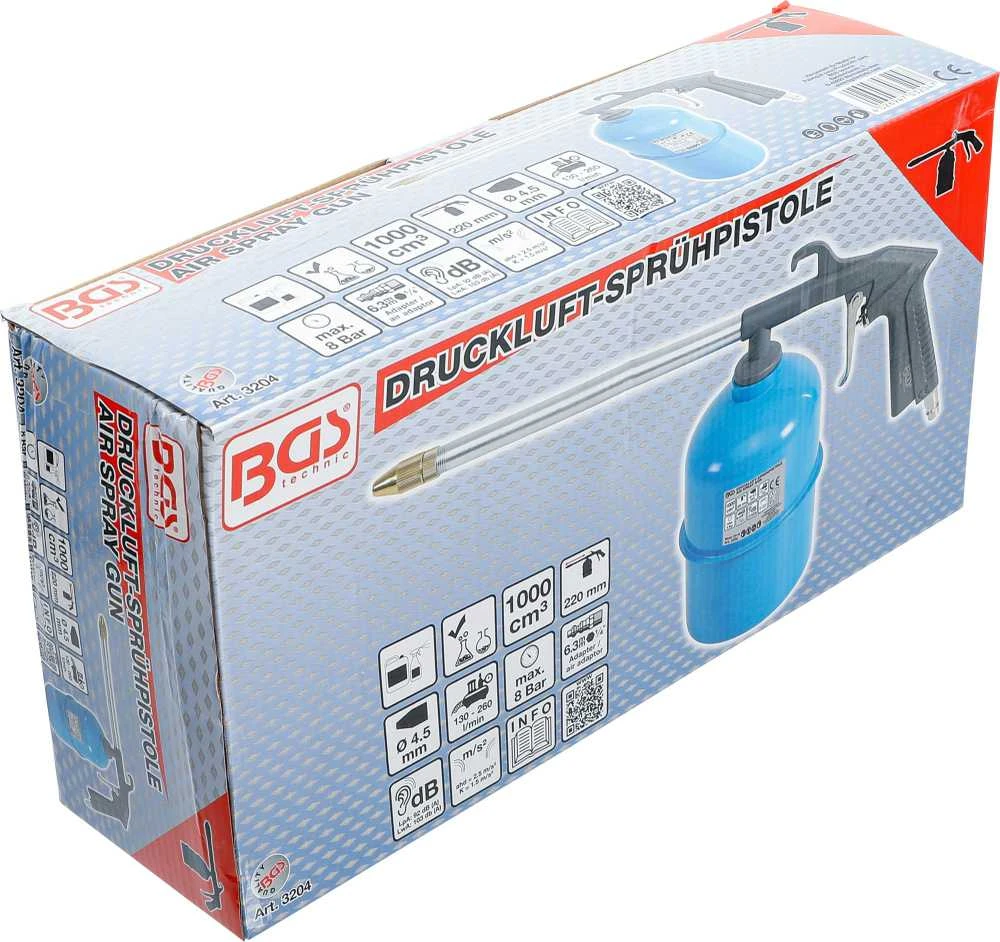 Bgs Technic Praplovimo pistoletas | 1000 cm³ (3204)