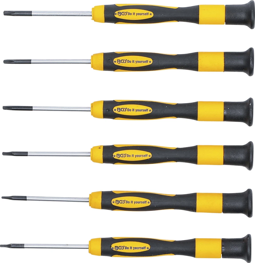 Grąžtas Bgs Technic Precizinių Torx atsuktuvų rinkinys | T6–T15 | 50 mm | 6 vnt. | BGS (35808)